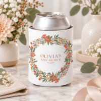 Terrakotta-Wildblumen-Kranz-Sage-Baby-Shower
