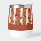 Terrakotta-Wildblumen-Monogramm Boho (Links)