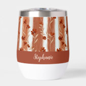 Terrakotta-Wildblumen-Monogramm Boho (Vorderseite)