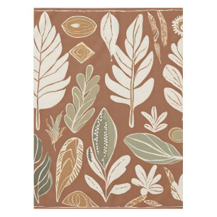 Terrakotta-Wildblumen-Rustik-Boho-Frühlingsdekorat Tischdecke