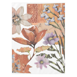 Terrakotta-Wildblumen-Rustikale-Boho-Tischdekorati Tischdecke
