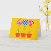 Terrakottagarten Karte (Gelbe Blume)