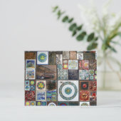 Terrakotziegel Postkarte (Stehend Vorderseite)