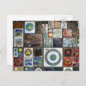 Terrakotziegel Postkarte (Vorne/Hinten)