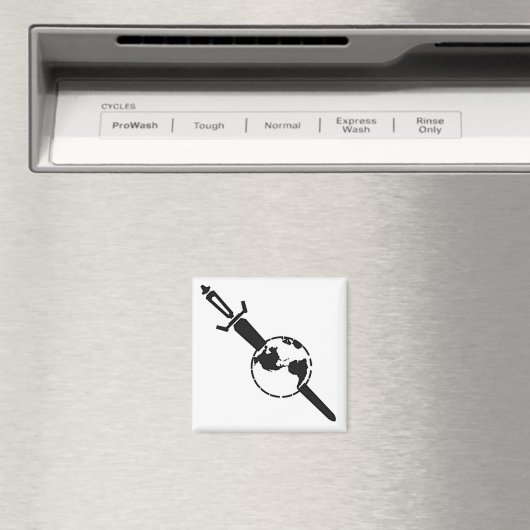 Terran Empire (weiß) Magnet (In Situ (Geschirrspüler))