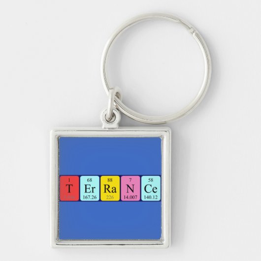 Terrance Periodenschlüsselring Schlüsselanhänger (Vorne)