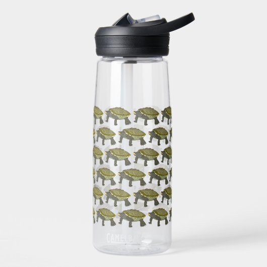 Terrapin (Muster) - Wasserflasche Trinkflasche (Links)