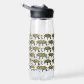 Terrapin (Muster) - Wasserflasche Trinkflasche (Rechts)