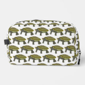 Terrapin (Muster weiß) - Dopp Kit Waschbeutel (Vorderseite)