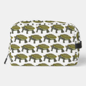 Terrapin (Muster weiß) - Dopp Kit Waschbeutel (Rückseite)