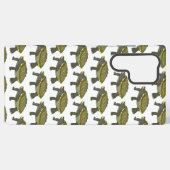 Terrapin (Muster weiß) - Samsung Case Galaxy Hülle (Rückseite (Horizontal))