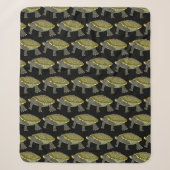 Terrapin (Musterdecke) - Sherpa-Decke Sherpadecke (Vorderseite)