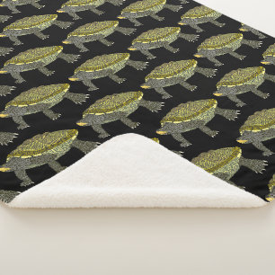 Terrapin (Musterdecke) - Sherpa-Decke Sherpadecke