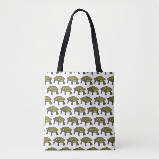 Terrapin (pattern white) - Tote Bag Tasche (Vorderseite)