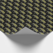 Terrapin (schwarz) - Geschenkpapier (Ecke)
