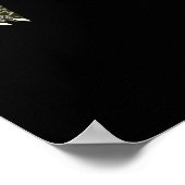Terrapin (schwarz) - Poster Druck (Ecke)