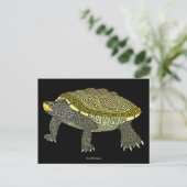 Terrapin (schwarz) - Postkarte (Stehend Vorderseite)