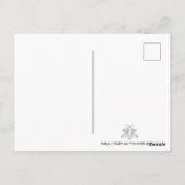Terrapin (schwarz) - Postkarte (Rückseite)