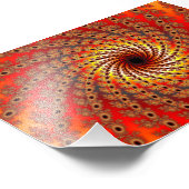 Terrapin Spin Fraktal Art Fotodruck (Ecke)