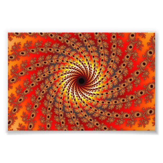 Terrapin Spin Fraktal Art Fotodruck (Vorne)