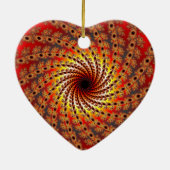 Terrapin Spin Fraktal Art Keramikornament (Hinten)