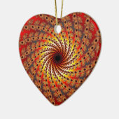 Terrapin Spin Fraktal Art Keramikornament (Links)