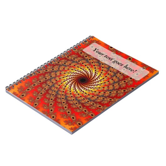 Terrapin Spin Fraktal Art Notizblock (Linke Seite)