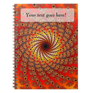 Terrapin Spin Fraktal Art Notizblock