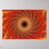 Terrapin Spin Fraktal Art Poster (Vorne)