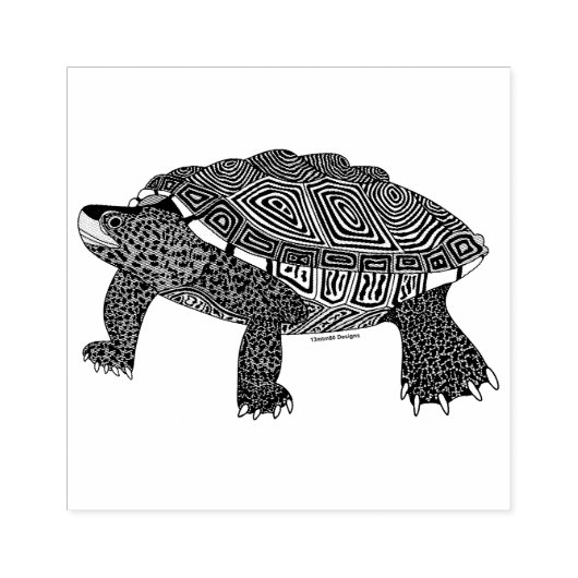 Terrapin - Stamp Gummistempel (Prägung)