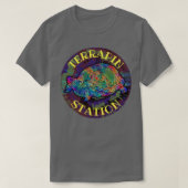 Terrapin Station Trippy Retro Turtle bei Nacht 1 T-Shirt (Design vorne)