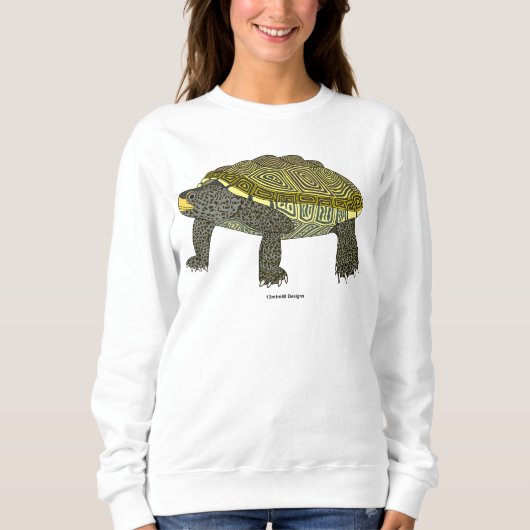 Terrapin (weiß) - Damen-Sweatshirt Sweatshirt (Vorderseite)