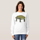 Terrapin (weiß) - Damen-Sweatshirt Sweatshirt (Vorne ganz)