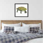 Terrapin (weiß) - Leinwanddruck (Insitu (Schlafzimmer))