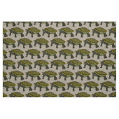 Terrapin (weiß) - Natürliches Leinengewebe Stoff (Fat Quarter (45,7 x 55,9 cm))