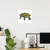 Terrapin (weiß) - Poster Druck (Heimbüro)