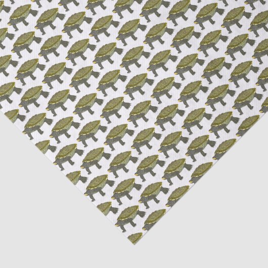 Terrapin (weiß) - Seidenpapier (Ausschnitt)