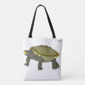 Terrapin (weiß) - Tragetasche Tasche (Rückseite)