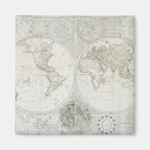 Terraqueous Kugel durch Samuel Dunn 1787 Magnet
