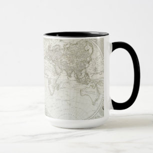 Terraqueous Kugel durch Samuel Dunn 1787 Tasse
