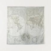 Terraqueous Kugel durch Samuel Dunn | 1787 Wandteppich (Vorderseite)