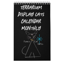 Terrarium Display Cat Calendar Kalender