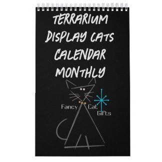 Terrarium Display Cat Calendar Kalender