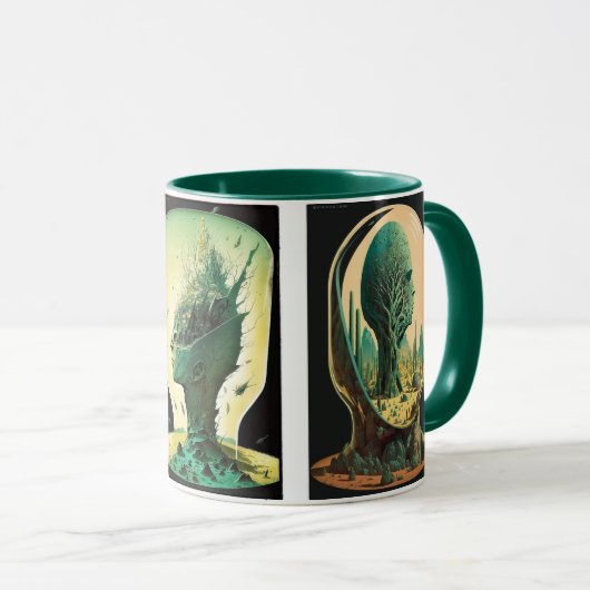 "Terrarium Ecosystem" Tasse (VorderseiteRechts)