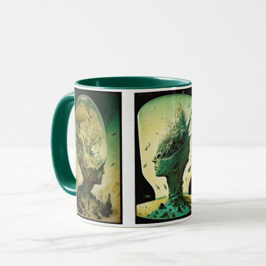 "Terrarium Ecosystem" Tasse (Vorderseite Links)