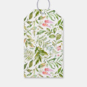 Terrarium Geometric Watercolor-Gastgeschenk Hochze Geschenkanhänger (Rückseite)