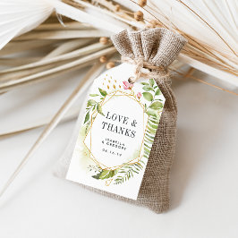 Terrarium Geometric Watercolor-Gastgeschenk Hochze Geschenkanhänger