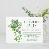 Terrarium-Party Einladung (Stehend Vorderseite)