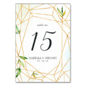 Terrarium | PERSONALISIERTE TISCHNUMMER (Vorderseite)