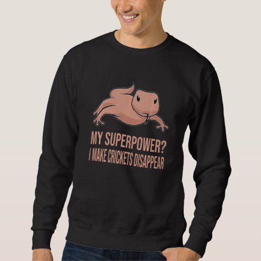 Terrarium pets bearded Dragons Sweatshirt (Vorderseite)